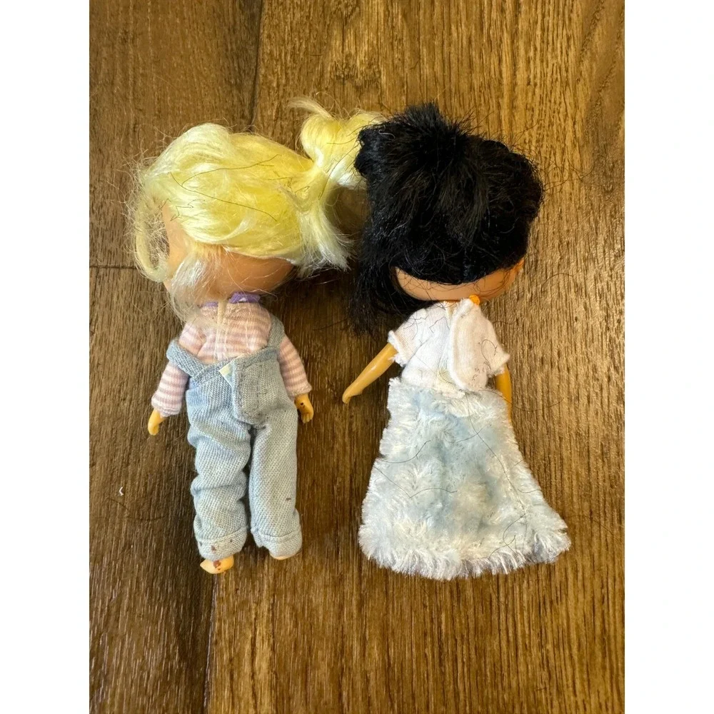 Vintage Bandai 2002 Strawberry Shortcake Doll Lot Ginger Snap Angel Cake Clothes